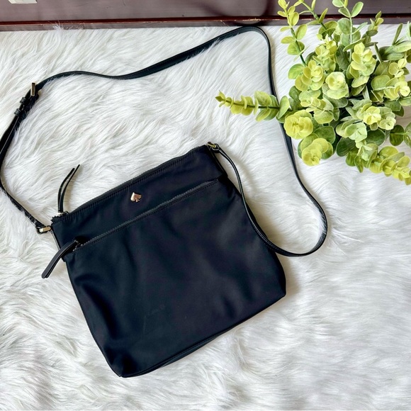Kate Spade New York Jae Nylon Flat Leather Strap Crossbody Bag - Picture 15 of 17